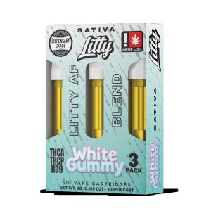 Litty - THCA - AF Blend - White Gummy (1g x 3pcs) - SATIVA - Cartridges 1