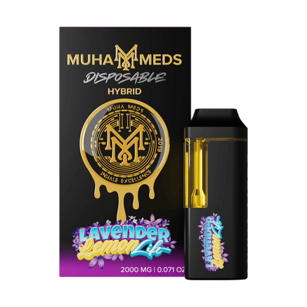 Muha Meds, THC Disposable, Lavender Lemon Lift