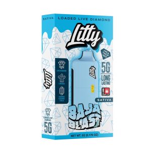 litty, litty thca live diamonds, litty Baja Blast, litty SATIVA 5g, litty disposable